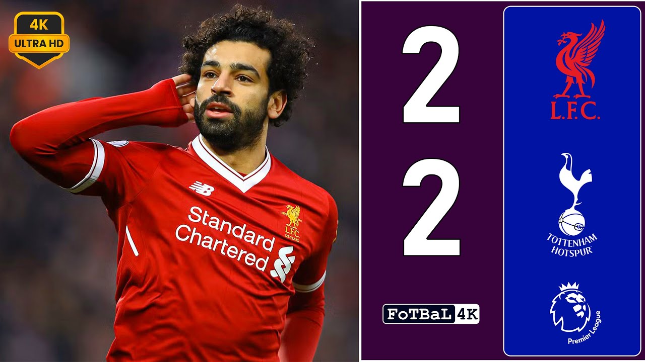 ليفربول 2-2 توتنهام 4K - صلاح يدمر هارى كين ولكن ! - الدورى الانجليزى 2018  - تعليق عصام الشوالى