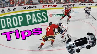 NHL 21 how to drop pass
