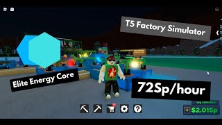 Best Tier 5 Layout | Factory Simulator | Roblox