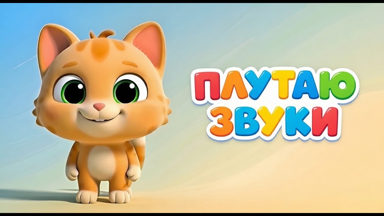 23 серія Котик Крутик вчить звуки 🐱 Мультик для дітей