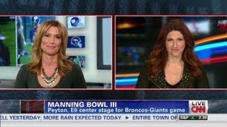 Peyton and Eli Manning play against each other on Sunday