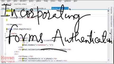 ASP.NET MVC Forms Authentication Customized | ASP.NET MVC Tutorials for Beginners