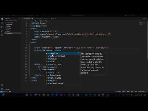 Intro Javascript - 06 User Input with a Textbox