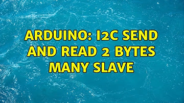Arduino: I2C send and read 2 bytes many slave (2 Solutions!!)