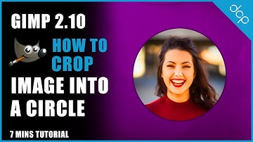 How to Crop an Image into a Circle - [ Crop a Picture into a Circle GIMP Tutorial ]