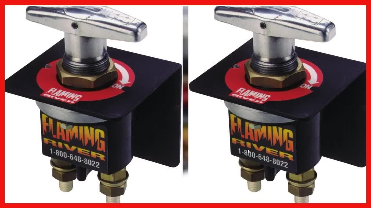 Great product -  Flaming River FR1003 Battery Disconnect Big Switch