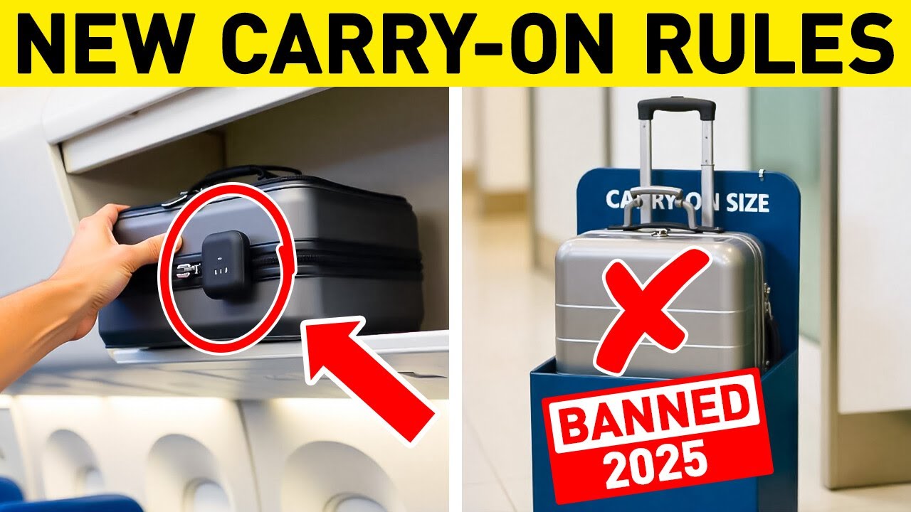 New Carry-On Rules That Will BAN Your Bag in 2025 - YouTube