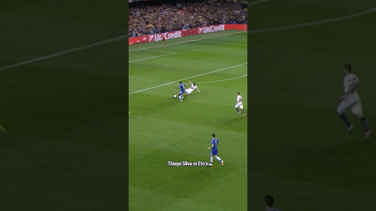 Thiago Silva: Defending monster! 🧱😤 #psg #thiagosilva #championsleague #ucl
