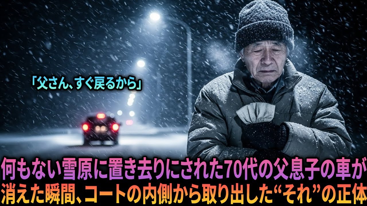 「父さん、すぐ戻るから」70代の父を雪原に置き去りにした息子――その末路は、あまりにも残酷だった。| オーディオブック | 感動する話 | スカッとする話