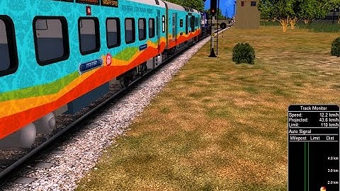 Sriganganagar To Tiruchchirappalli Humsufer Express part Two || IR In MSTS OPen Rail