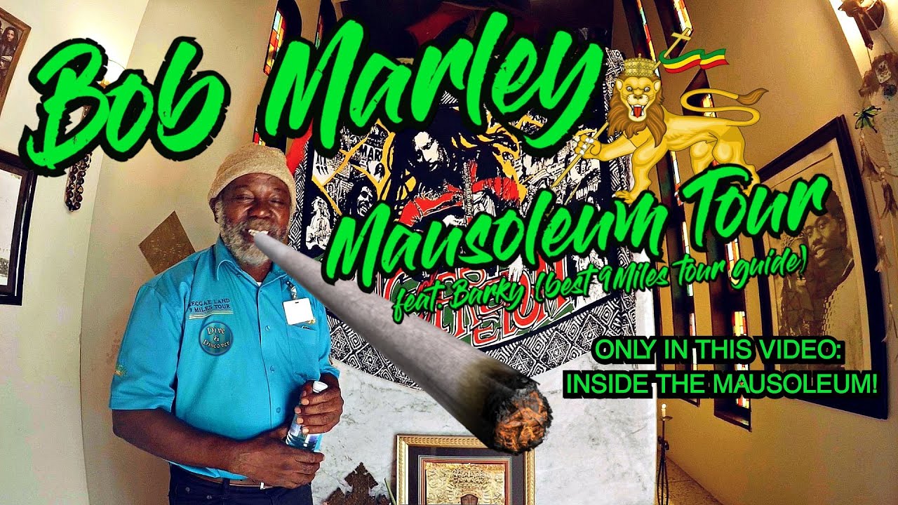 Bob Marley House Tour, Grave / Mausoleum and Birthplace in Nine Miles /  JAMAICA