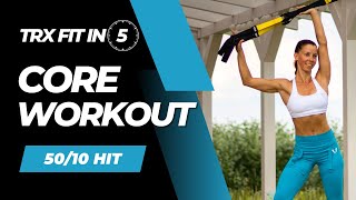 TRX FIT in 5 🚀 Strong Core in 5 Minutes | Standing TRX Core & Abs Workout
