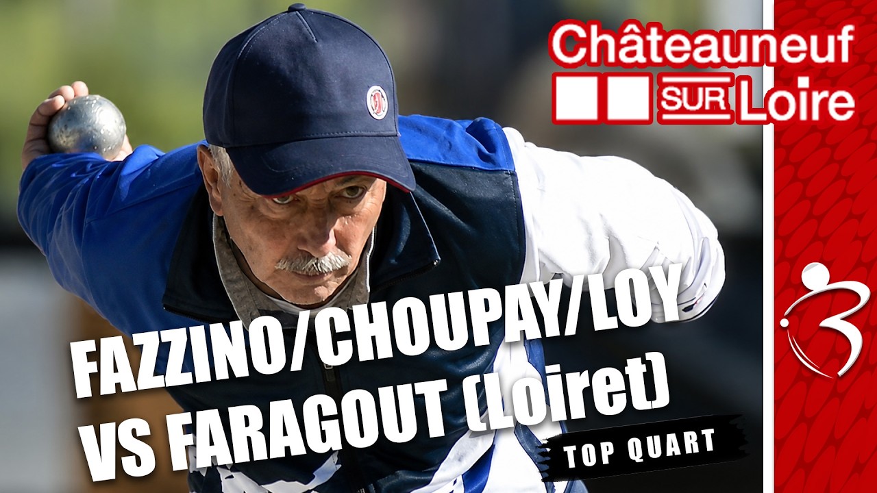 Miniature : TOP 💪 Quart FAZZINO/CHOUPAY/LOY vs FARAGOUT (Loiret) : National vétérans de Châteauneuf-sur-Loire