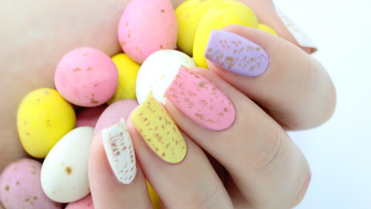 EASY Easter Nails - Simple Nail Design - Cute DIY Nail Art