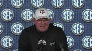 2025 SEC Spring Meetings: Texas A&M Head Coach Mike Elko