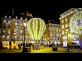 Paris Christmas Lights & Decorations, Rue du Faubourg Saint Honoré - Paris Luxury Shopping Street