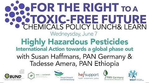 Chemiepolitische Mittagstalks 2023 #1 - Highly Hazardous Pesticides