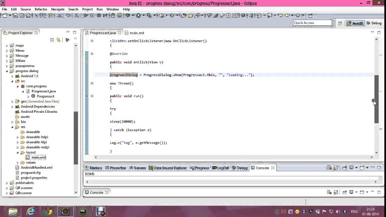 8. Progress Dialogs - YouTube
