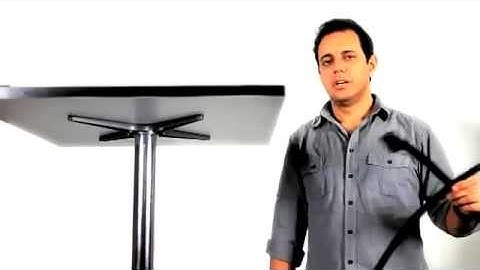 Flat Table Bases | sleek, stylish with automatic levelling technology