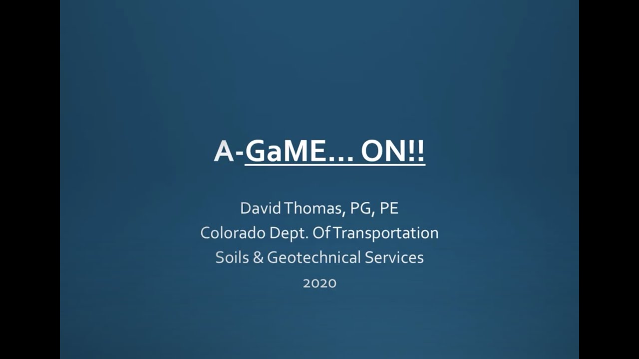 CDOT TETP Insights: Advanced Geotechnical Methods of Exploration (A ...
