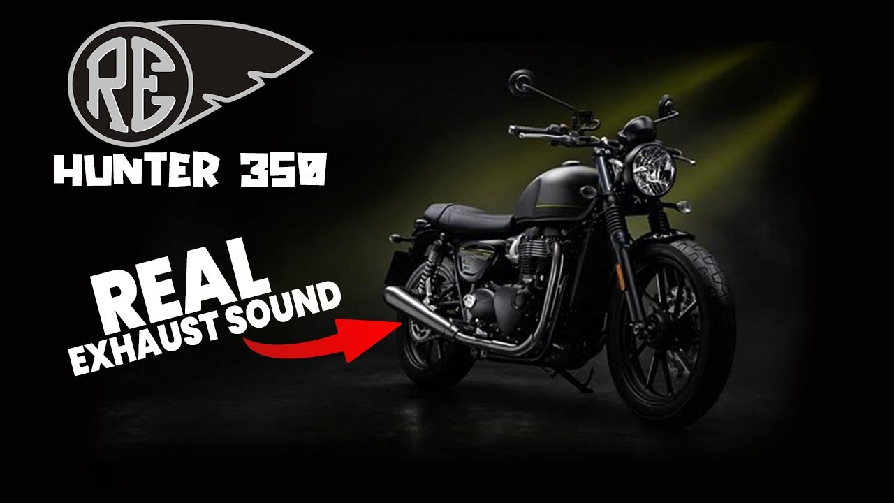 Royal Enfield Hunter 350 Exhaust sound You love it😍 YouTube