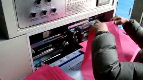 semi auto single soft handle sealing machine for non woven bags