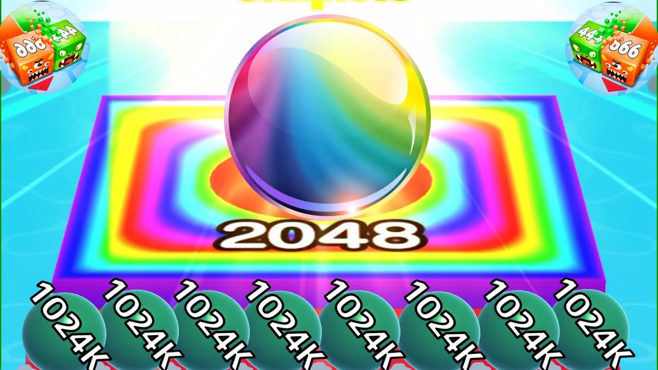 🧶 Satisfying Mobile Game/ Ball run infinity vs marble run ultimate race ASMR 2048 Gameplay part#11