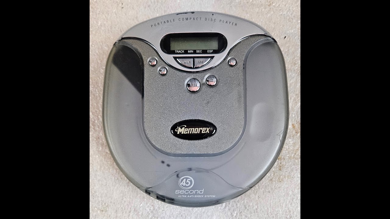 Memorex MD6445CP Portable CD Player Ultra Anti Shock System