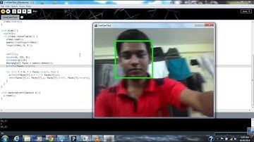 face detection using opencv processing and IP-webcam