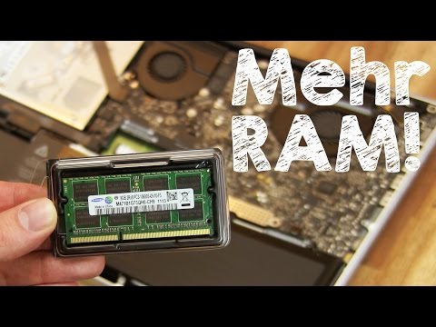 Video: Wie viel RAM kann ein MacBook Pro Mitte 2012 aufnehmen?