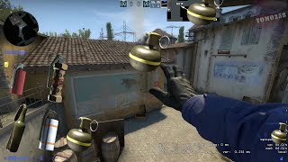 CS:GO - nade CT in inferno for T side (nade, molotov, smoke)