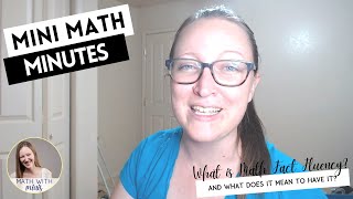 What is Considered Math Fact Fluency? And, What Does it Mean to Have Math Fact Fluency?