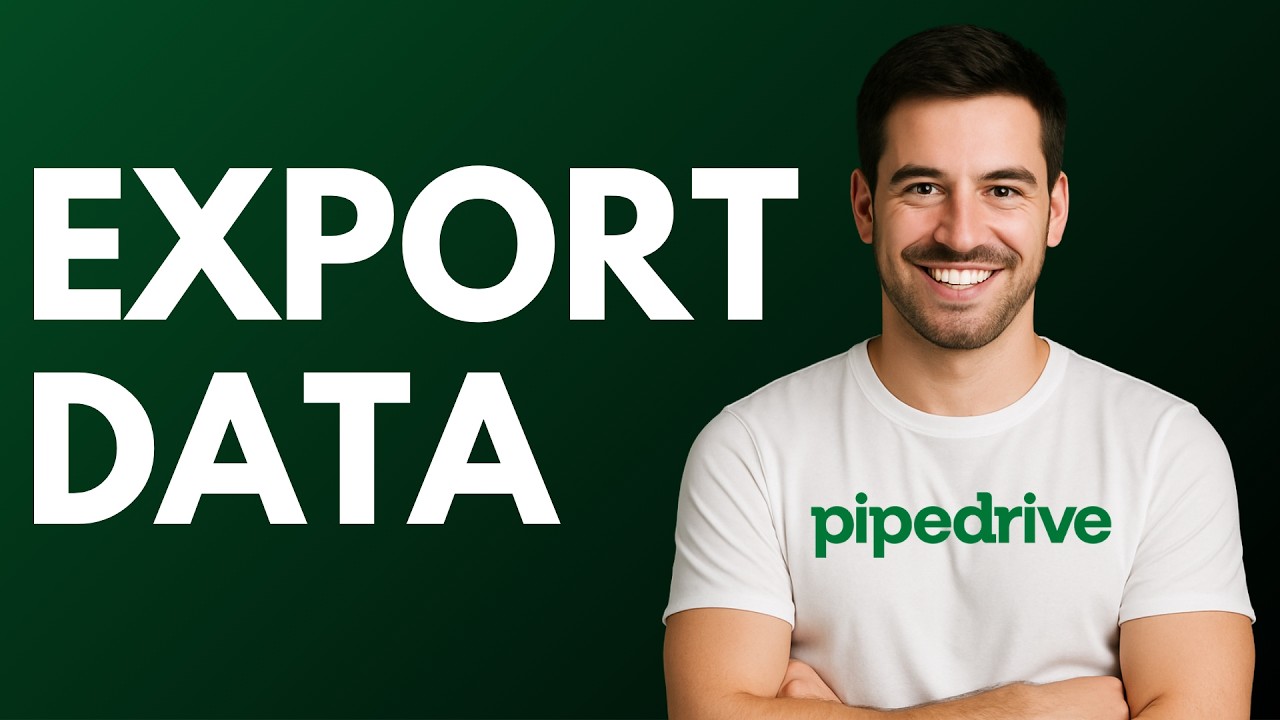 How to Export Data From Pipedrive [QUICK GUIDE] - YouTube
