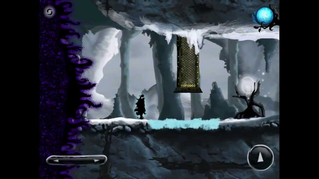 Nihilumbra for iOS Full Walkthrough Level 1: Frozen Cliffs