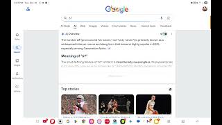 Google 67 Easter Egg