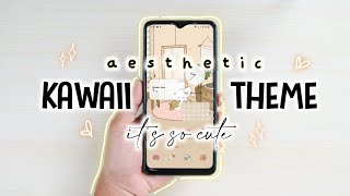 🌮 how to make your phone aesthetic - aesthetic kawaii theme (cute samsung phone) screenshot 3