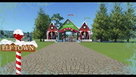 Elf Town Begins | Speedbuild – Planet Coaster 2