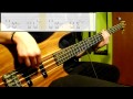 Foo Fighters - Wheels (Bass Cover) (Play Along Tabs In Video)