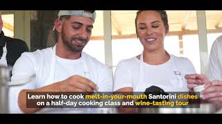 Santorini Cooking Class and Wine Tasting Tour | by Santorini Wine Adventure