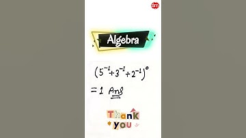 Algebra Magic | Maths Short Trick | Vedic Maths Trick |✔️