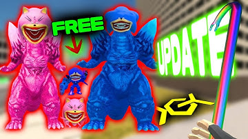 GODZILLA SONIC VS NEW CHARACTERS IN NEXTBOTS IN PLAYGROUND MOD #sonic #update #new