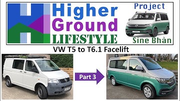 VW T5 to VW T6.1 Front End Facelift - Step by Step: Part 3 (Lights and electrics)