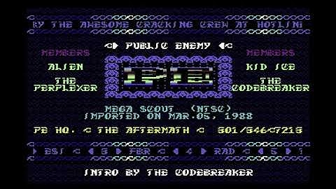 Public Enemy (PE) Intro 1 ! Commodore 64 (C64)