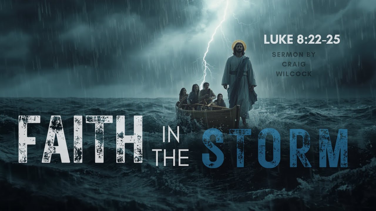 Luke 8: 22-25: Faith In The Storm. Sermon By Craig Wilcock.