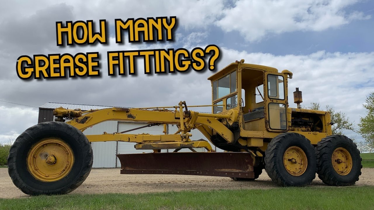 1956 Cat No.12 Grader how many grease fittings? YouTube