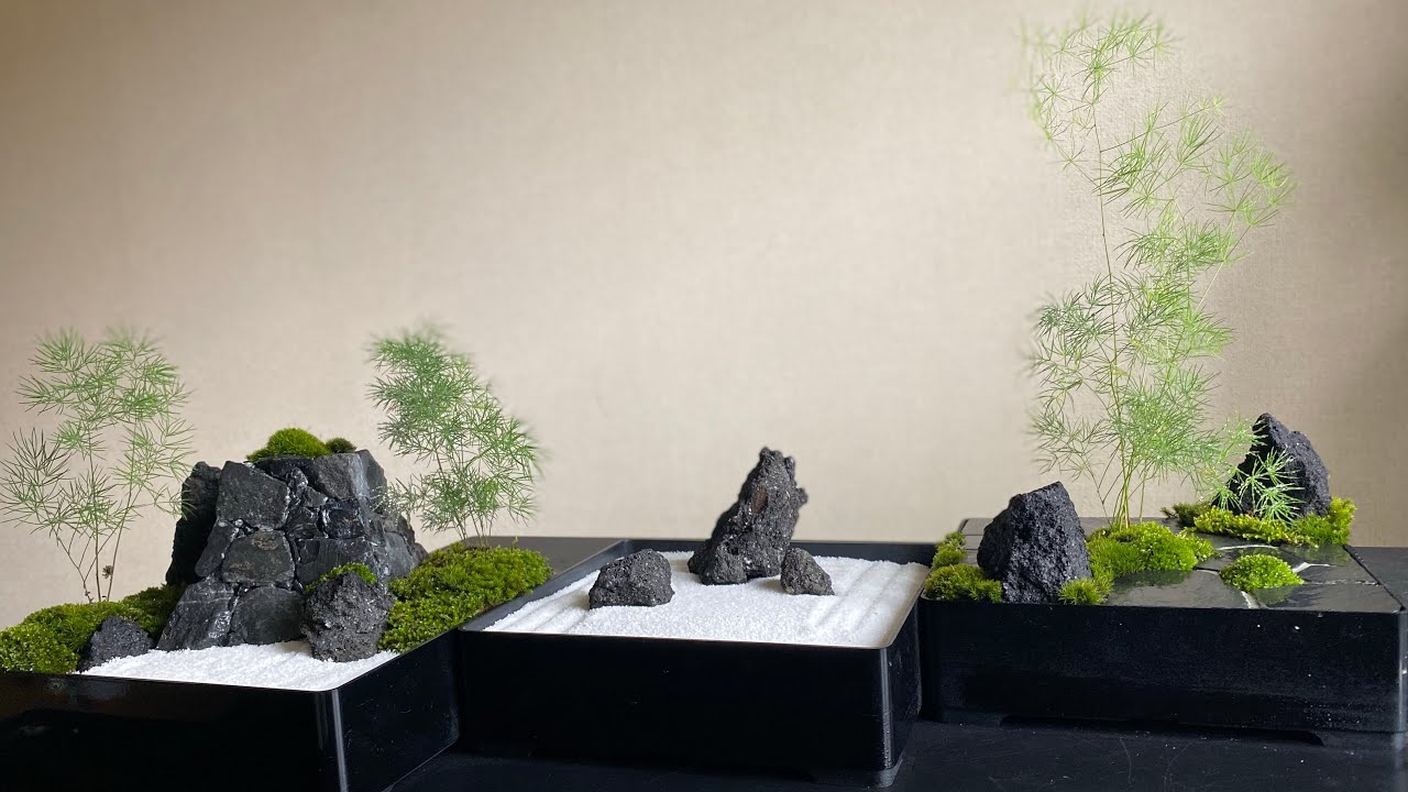 三種類の箱庭(総集編)【Three types of miniature gardens】 - YouTube