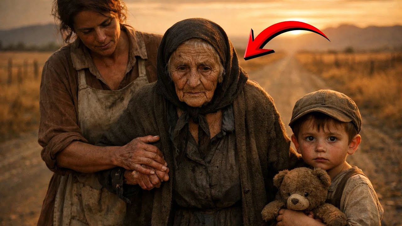 Bătrâna a fost dată afară din casă, dar țăranca a salvat-o, neștiind că va fi răsplătită.