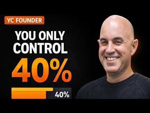 Startup Founders Only Control 40% of Success | YC Founder Glen Moriarty