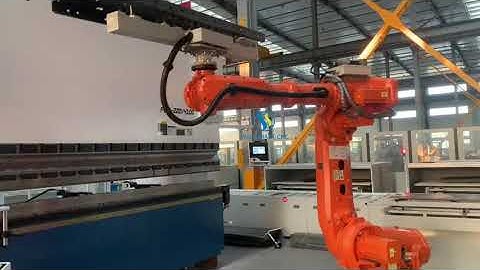 China CNC Press Brake With Robot, Automatic Hydraulic CNC Press Brake Machine