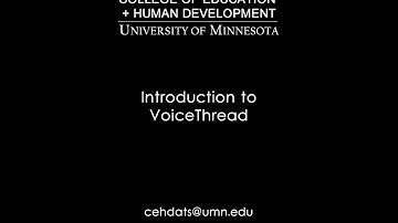 Introduction to VoiceThread